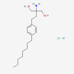 molecular formula C19H34ClNO2 B1663886 Fingolimod hydrochloride CAS No. 162359-56-0