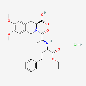 molecular formula C27H35ClN2O7 B1663887 Moexipril Hydrochloride CAS No. 82586-52-5