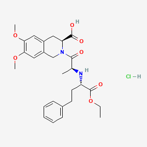 molecular formula C27H35ClN2O7 B1663887 Moexipril hydrochloride CAS No. 82586-52-5
