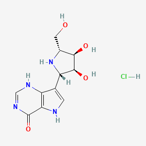molecular formula C11H15ClN4O4 B1663888 Forodesine Hydrochloride CAS No. 284490-13-7