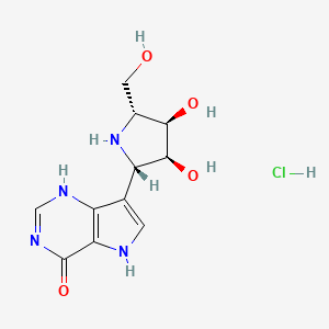 molecular formula C11H15ClN4O4 B1663888 福地新盐酸盐 CAS No. 284490-13-7