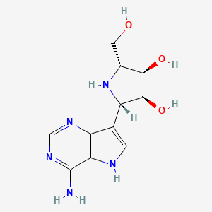 molecular formula C11H15N5O3 B1663889 加利德西韦 CAS No. 249503-25-1