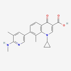 molecular formula C21H21N3O3 B1663890 Ozenoxacin CAS No. 245765-41-7
