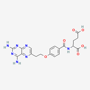 molecular formula C20H21N7O6 B1663913 11-Oxahomoaminopterin CAS No. 78520-72-6