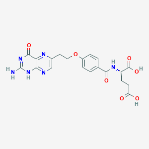 molecular formula C20H20N6O7 B1663914 11-氧杂高叶酸 CAS No. 72254-43-4