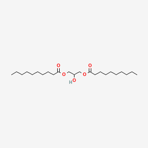 molecular formula C23H44O5 B1663922 Glyceryl dicaprate CAS No. 17598-93-5