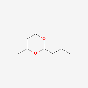 molecular formula C6H12O3 B1663931 4-Methyl-2-propyl-1,3-dioxane CAS No. 1745-87-5