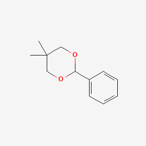 molecular formula C12H16O2 B1663933 1,3-Dioxane, 5,5-dimethyl-2-phenyl- CAS No. 776-88-5