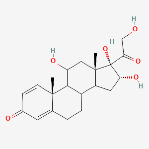 molecular formula C21H28O6 B1663942 16alpha-Hydroxyprednisolone CAS No. 13951-70-7
