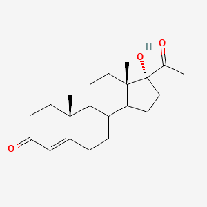 molecular formula C21H30O3 B1663944 Hydroxyprogesterone CAS No. 68-96-2