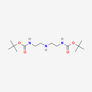 molecular formula C14H29N3O4 B1663945 Di-tert-butyl (azanediylbis(ethane-2,1-diyl))dicarbamate CAS No. 117499-16-8