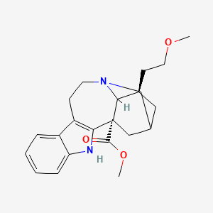 Methyl (1S,17R)-17-(2-methoxyethyl)-3,13-diazapentacyclo[13.3.1.02,10.04,9.013,18]nonadeca-2(10),4,6,8-tetraene-1-carboxylate