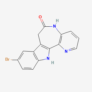 molecular formula C15H10BrN3O B1663955 1-Azakenpaullone CAS No. 676596-65-9