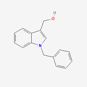 molecular formula C16H15NO B1663956 (1-Benzyl-1H-indol-3-yl)-methanol CAS No. 60941-76-6