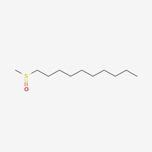 molecular formula C11H24OS B1663961 癸基甲基亚砜 CAS No. 3079-28-5