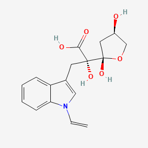 molecular formula C17H19NO6 B1663963 1'-乙基抗坏血酸 CAS No. 110326-15-3