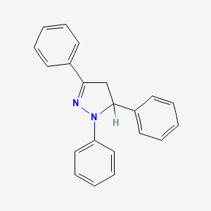 molecular formula C21H18N2 B1663969 1,3,5-三苯基-4,5-二氢-1H-吡唑 CAS No. 742-01-8