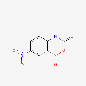 molecular formula C9H7N2O5 B1663970 2H-3,1-苯并恶嗪-2,4(1H)-二酮，1-甲基-6-硝基- CAS No. 4693-01-0