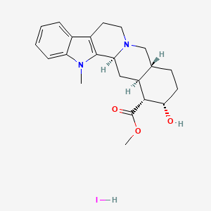 molecular formula C22H29IN2O3 B1663974 1-甲基育亨宾 CAS No. 5057-80-7