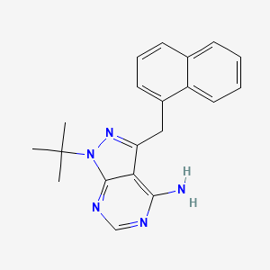 molecular formula C20H21N5 B1663979 1-NM-PP1 CAS No. 221244-14-0