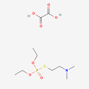 molecular formula C10H22NO7PS B1663993 Diethoxy-(2-dimethylaminoethylthio)phosphine oxide oxalate CAS No. 470-94-0