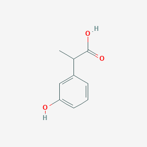 molecular formula C9H10O3 B1664000 2-(3-Hydroxyphenyl)propanoic acid CAS No. 56911-50-3
