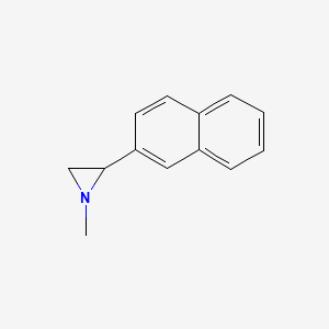molecular formula C13H13N B1664016 1-甲基-2-(萘-2-基)氮丙啶 CAS No. 28494-15-7