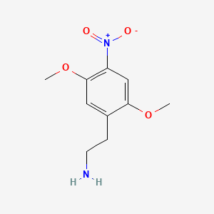 molecular formula C10H14N2O4 B1664026 2,5-Dimethoxy-4-nitrophenethylamine CAS No. 261789-00-8