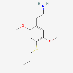 molecular formula C13H21NO2S B1664027 2,5-Dimethoxy-4-propylthiophenethylamine CAS No. 207740-26-9