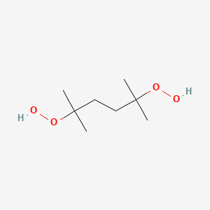 molecular formula C8H18O4 B1664029 2,5-Dimethyl-2,5-dihydroperoxyhexane CAS No. 3025-88-5