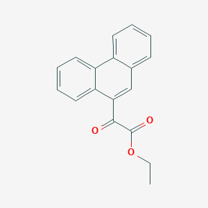 molecular formula C18H14O3 B166403 Ethyl 9-phenanthroylformate CAS No. 139746-29-5