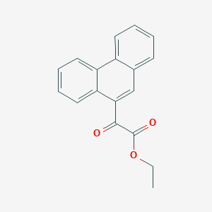 molecular formula C18H14O3 B166403 9-苯甲酰甲酸乙酯 CAS No. 139746-29-5