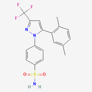 molecular formula C18H16F3N3O2S B1664030 2,5-Dimethylcelecoxib CAS No. 457639-26-8