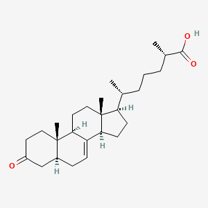 molecular formula C27H42O3 B1664031 (25S)-delta7-Dafachronic acid CAS No. 949004-12-0