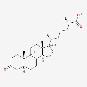 molecular formula C27H42O3 B1664031 (25S)-δ(7)-达福克隆酸 CAS No. 949004-12-0