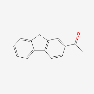 molecular formula C15H12O B1664035 2-Acetylfluorene CAS No. 781-73-7
