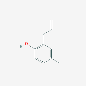 molecular formula C10H12O B1664044 2-烯丙基-4-甲基苯酚 CAS No. 6628-06-4