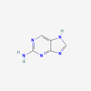 molecular formula C5H5N5 B1664047 2-Aminopurine CAS No. 452-06-2