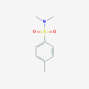 molecular formula C9H13NO2S B166405 苯磺酰胺，N,N,4-三甲基- CAS No. 599-69-9