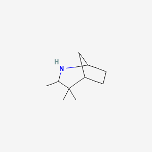 molecular formula C10H19N B1664052 2-Azabicyclo(3.2.1)octane, 3,4,4-trimethyl- CAS No. 64048-86-8