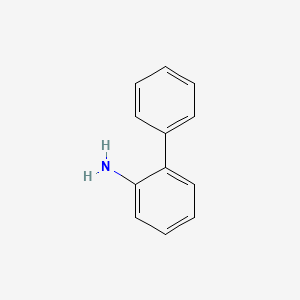 molecular formula C12H11N B1664054 2-Aminobiphenyl CAS No. 90-41-5