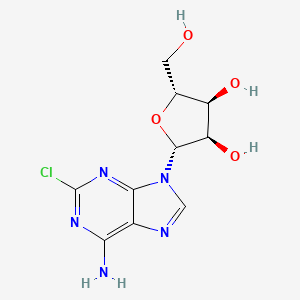 B1664061 2-Chloroadenosine CAS No. 146-77-0