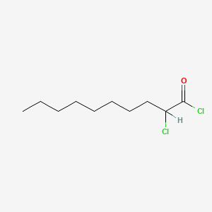 molecular formula C10H18Cl2O B1664063 2-Chlorodecanoyl chloride CAS No. 68921-80-2