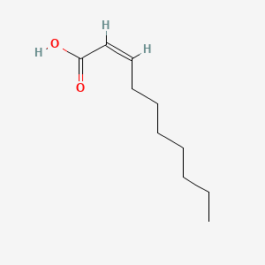 B1664069 cis-2-decenoic acid,CDA CAS No. 3913-85-7
