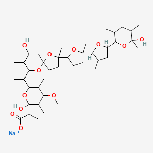 molecular formula C41H69NaO12 B1664075 Mutalomycin sodium CAS No. 124985-96-2