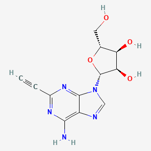 molecular formula C12H13N5O4 B1664079 2-乙炔腺苷 CAS No. 99044-57-2