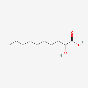 molecular formula C10H20O3 B1664082 2-Hydroxydecanoic acid CAS No. 5393-81-7