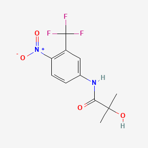 molecular formula C11H11F3N2O4 B1664084 Hydroxyflutamide CAS No. 52806-53-8