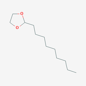 molecular formula C12H24O2 B1664093 2-n-Nonyl-1,3-dioxolane CAS No. 4353-06-4