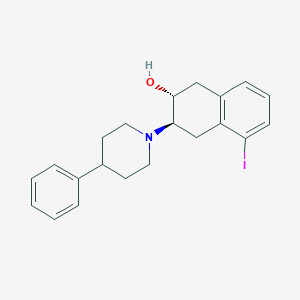 molecular formula C21H24INO B166410 5-Iodobenzovesamicol CAS No. 128192-12-1